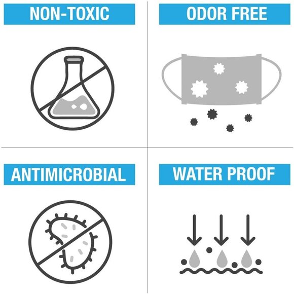 Bathroom Small Shower Curtain Liner, 36" W x 72" H - Picture 3 of 6